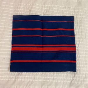 Urban outfitters red and navy striped tube top